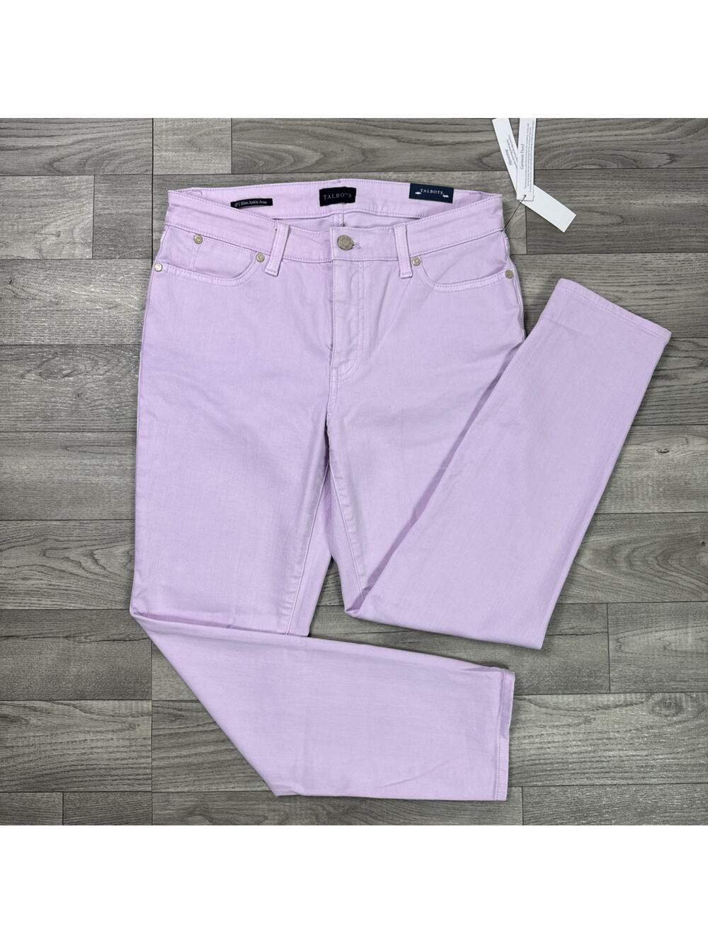 Talbots Lilac Straight-Leg Jeans
